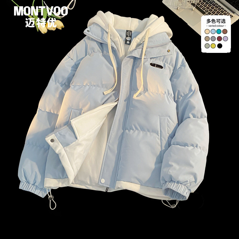 假两件加厚棉服迈特优冬季