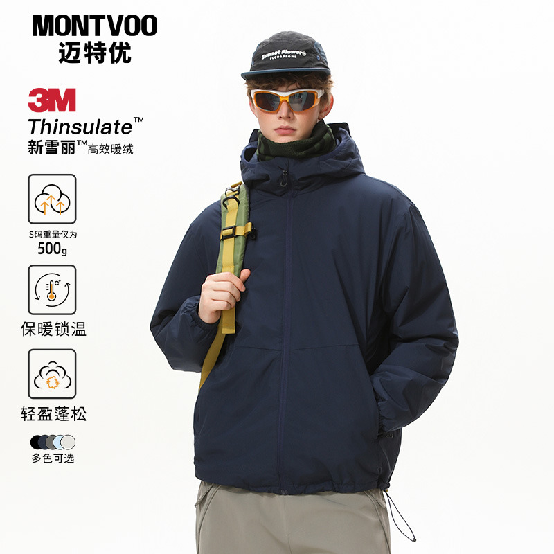 【轻量高蓬】三防暖绒棉衣外套