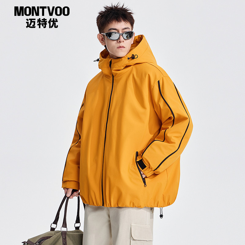 【户外防寒】潮牌保暖羽绒服男款