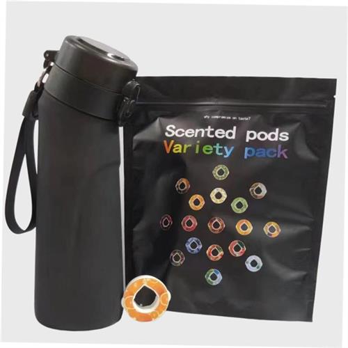 Sports 750ml Air Water Bottle Starter Up Set Straw Drinking