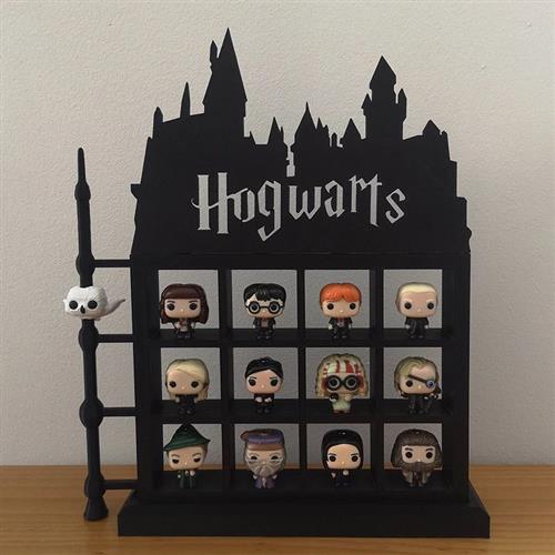 Wooden Movie Theme Action Figures Display Case Collectibles