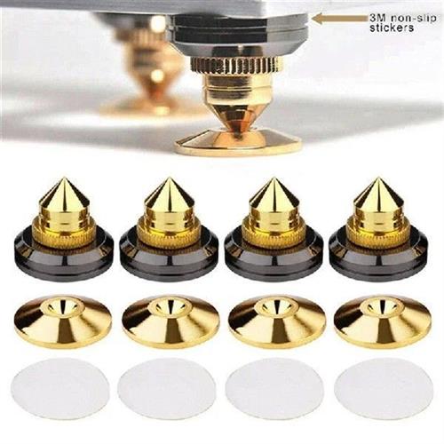 Golden-Plated Speaker Spikes, Speaker Stands o Subwoofer