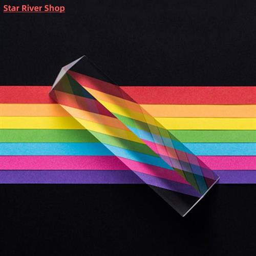Physics Science Toys Triple Prism Glass Reflecting Color Lig