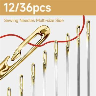 Needles 36PCS Stainless Opening Multisize Sewing Side