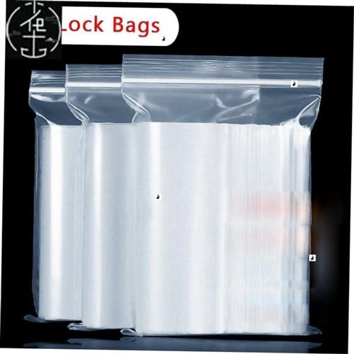 100Zip Lock Snack Bean Seed Candy Ziplock Bag Plastic Bags