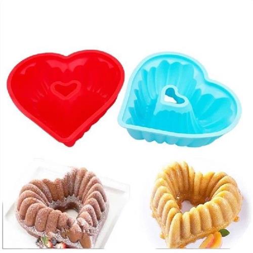 2 Pack Heart Bundt Cake Pan, Heart Cake Molds, Nonstick