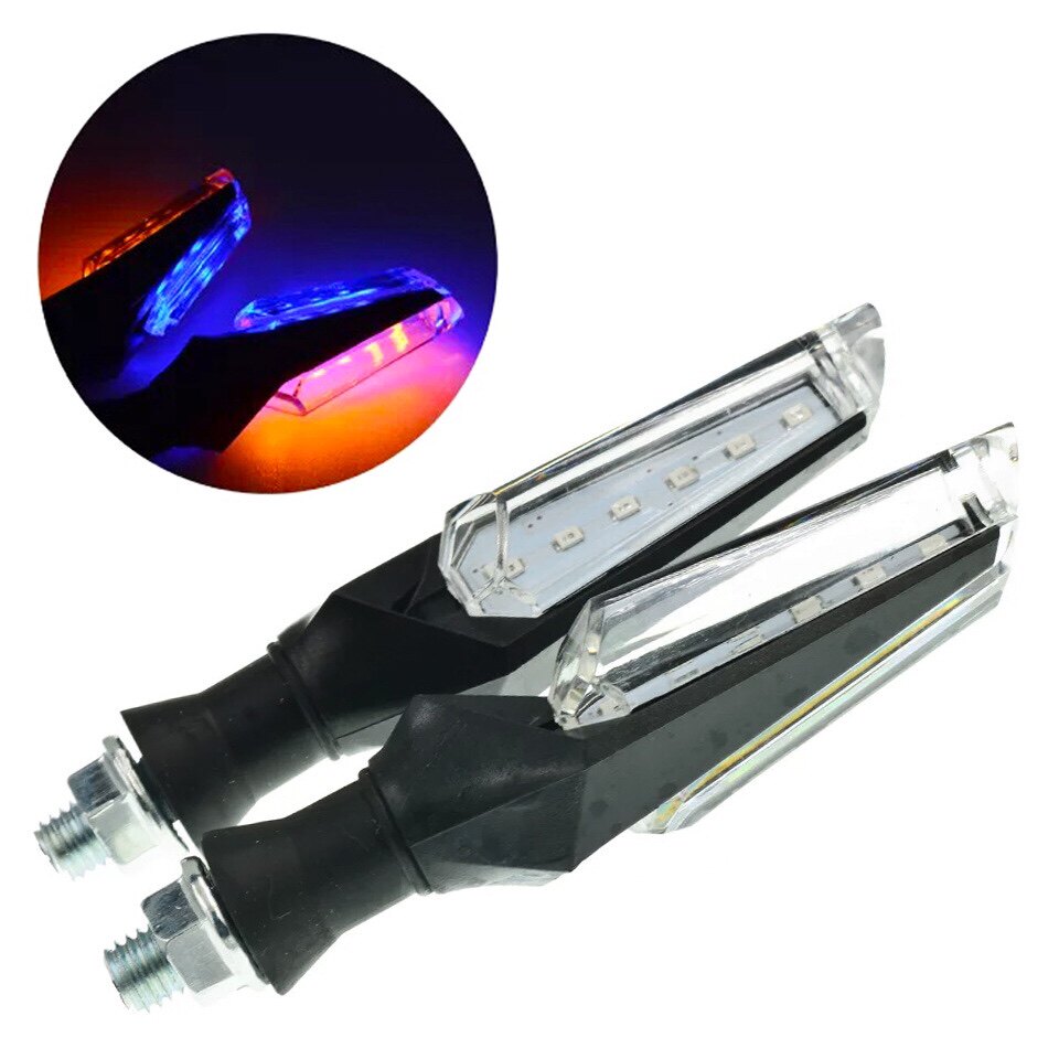 오토바이 LED 방향 지시등 러닝 워터 경마 방향 지시등 러닝 워터 스티어링 오토바이 라이트 LED 자동차 라이트