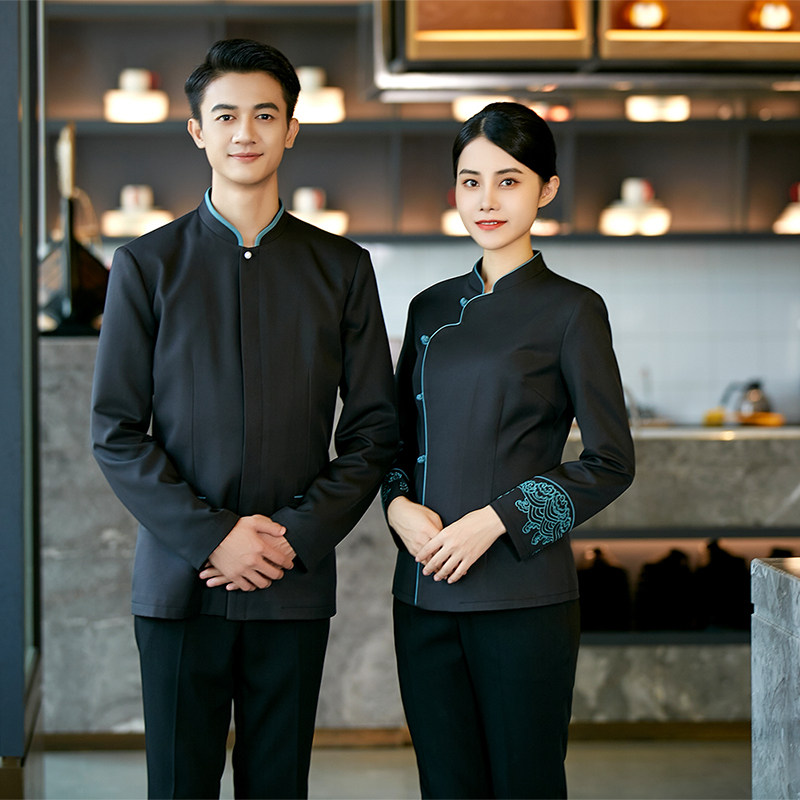 龙丽儿2022酒店餐饮服务员工作服