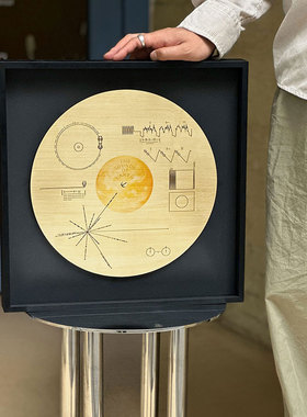 【宇宙唱片】黄铜潮流现代艺术极简装置挂画家居设计师小众装饰画