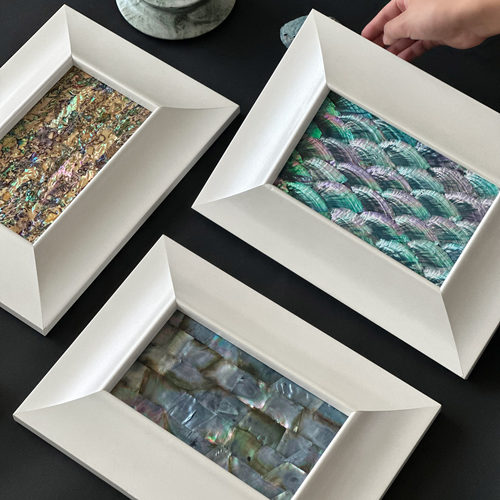 【天然贝壳画】艺术小众客厅卧室装饰画设计师装饰画餐厅高级挂画