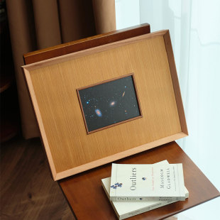 饰乔迁礼物书房挂画 实木现代创意小众客厅装 超special木皮画