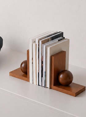 【Sphere】中古实木书立设计感bookend杂志书本收纳家居摆件书挡