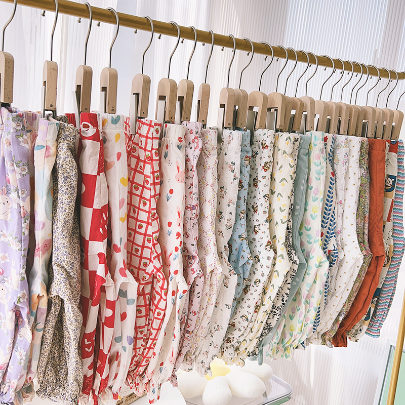 2023儿童防蚊裤女童裤子夏季宝宝薄款纯棉灯笼裤男童空调家居长裤