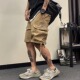 短裤 复古工装 男士 夏季 男 大码 潮牌纯棉痞帅五分休闲中裤 300斤美式