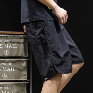 美式 冰丝速干弹力训练宽松五分裤 山系户外运动短裤 夏季 男 男士 大码