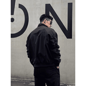 教练飞行夹克硬汉工装 三防立领外套男秋季 棒球服 300斤美式 特大码