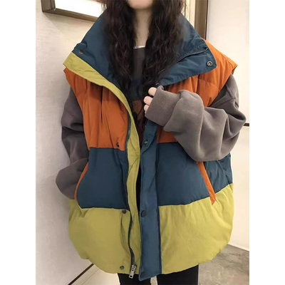 大码300斤加厚马甲羽绒棉服男女