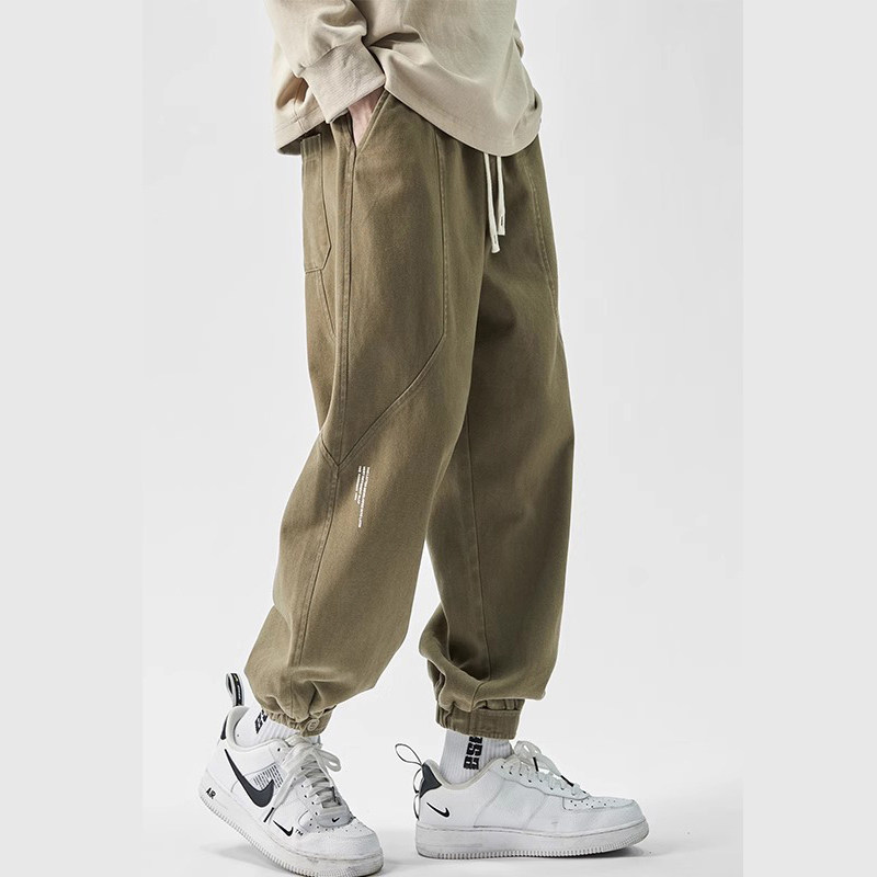 大码300斤重磅纯棉工装裤男