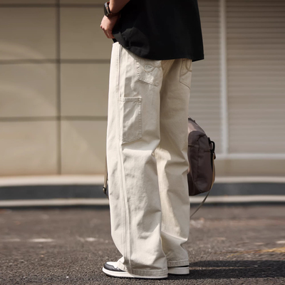 大码美式重磅2021M工装伐木裤男