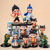 哪吒敖丙蛋糕装 扮 饰摆件三太子魔童魔丸灵珠儿童生日卡通烘焙装