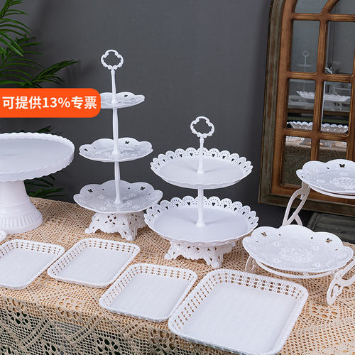 生日布置甜品台摆件婚礼展示塑料