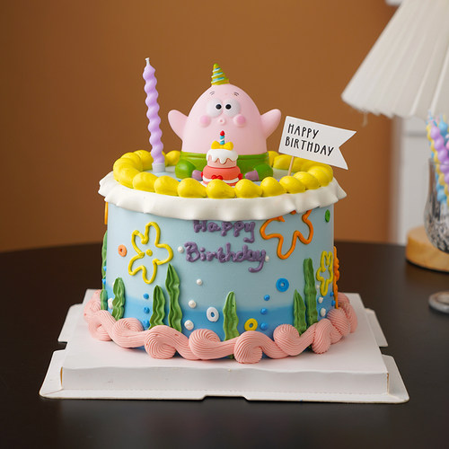 派大星黄宝宝发光摆件儿童生日