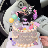 网红烘焙蛋糕装 饰可爱卡通蛋糕摆件小女生生日蛋糕甜品台烘焙装 扮