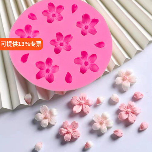 花朵叶子樱花瓣硅胶模具