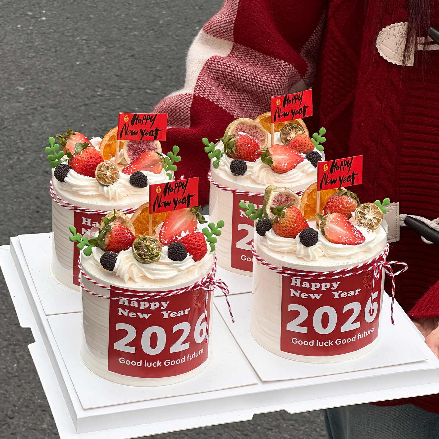 2026新年快乐贴纸蛋糕装饰HappyNewYear小旗马年元旦跨年装扮插件,节庆用品/礼品,节日装扮用品,淘宝优惠券,粉丝福利购,淘宝优惠卷