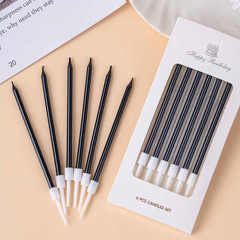 韩式抛光闪亮电镀直杆蜡烛