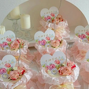 38女王节唯美雪梨纸蛋糕装 扮插件 饰插牌母亲节快乐爱心卡片节日装