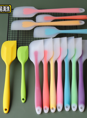 耐高温大号一体式刮刀硅胶蛋糕刮板家用奶油抹刀搅拌刀烘焙工具