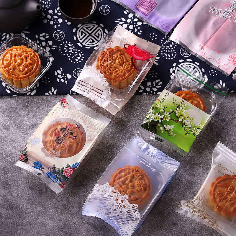 100¸öʳƷ¼¶50g75g100gÖÐÇï½ÚÔ±ý°ü×°´üµ°»ÆËÖºÐÄÚµ×ÍÐÔ±ý´ü×Ó