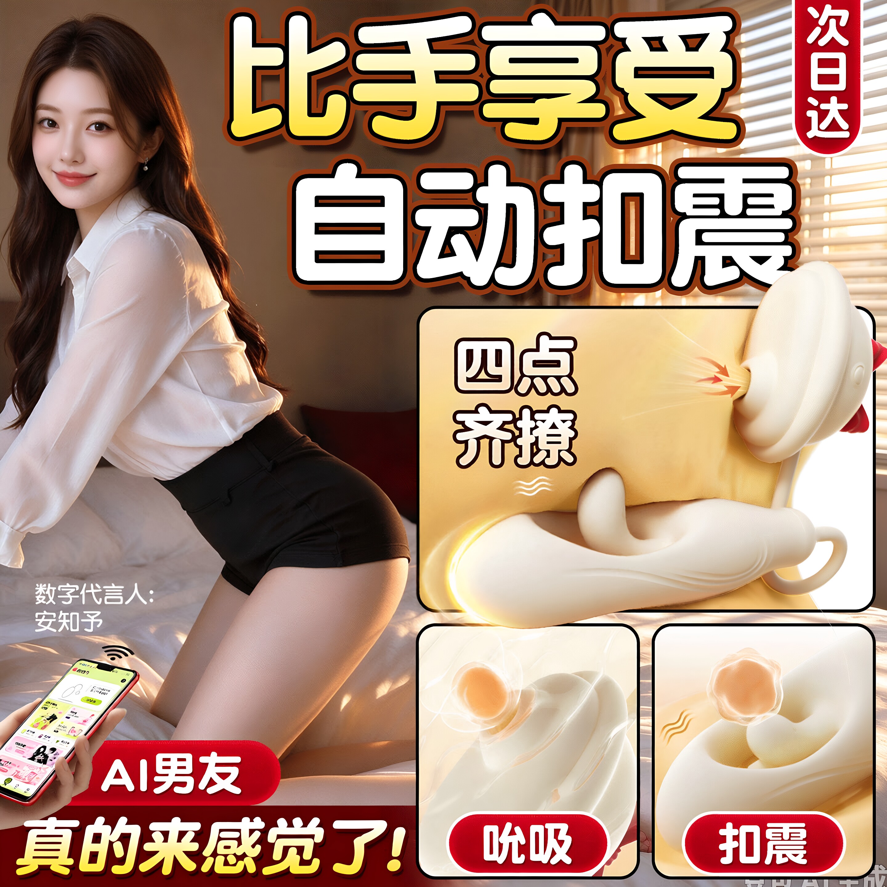 跳蛋情趣用品女成人玩具自慰app远程遥控吮吸伸缩女生小夫妻共用
