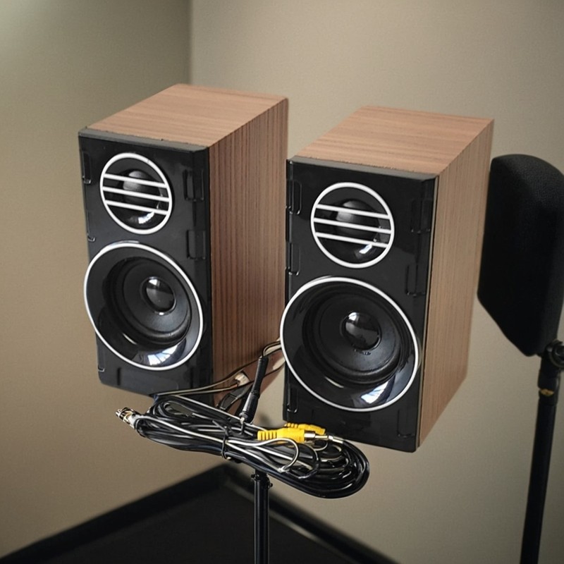 漫步者 惠威 奋达通用低音炮副箱莲花口高音音响无源低音炮副音箱