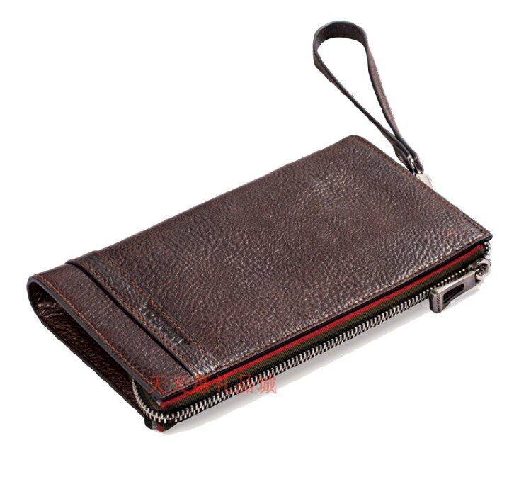 toskany托斯卡尼tl66226男士钱包纹牛皮竖身长夹商务手包