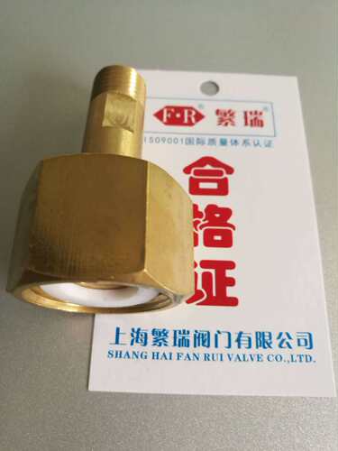 减压阀调节器接口头黄铜G5/8 RHL(F）W21.8左右旋外螺纹M22*1.5