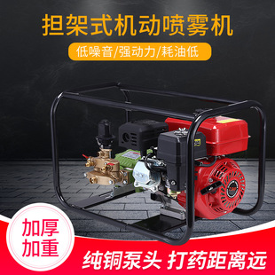 直连式 J25海顺泵头汽油机打药机 担架式 机动农用打药泵 喷雾器HS