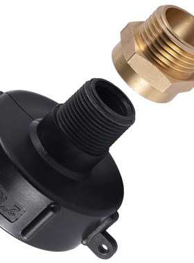 3/4寸IBC吨桶接头吨桶配件塑料转接口吨桶配件加黄铜接头