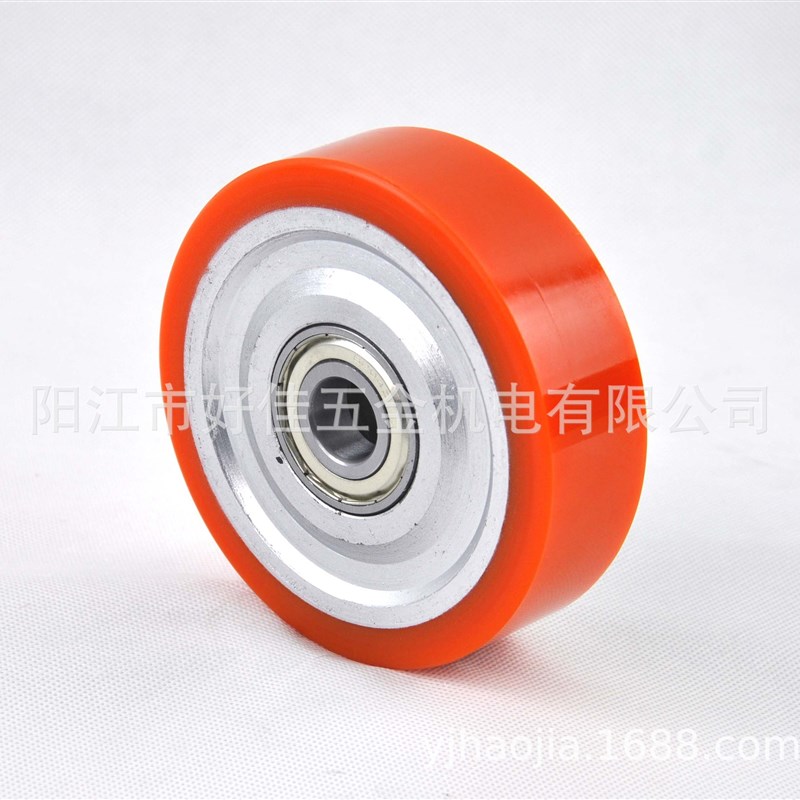 125X38钢芯外包聚氨酯AGV脚轮