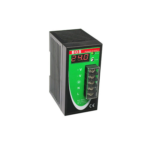 厂家直销DOS导轨式开关电源供应器可选直流数字电压显示5V12V24V