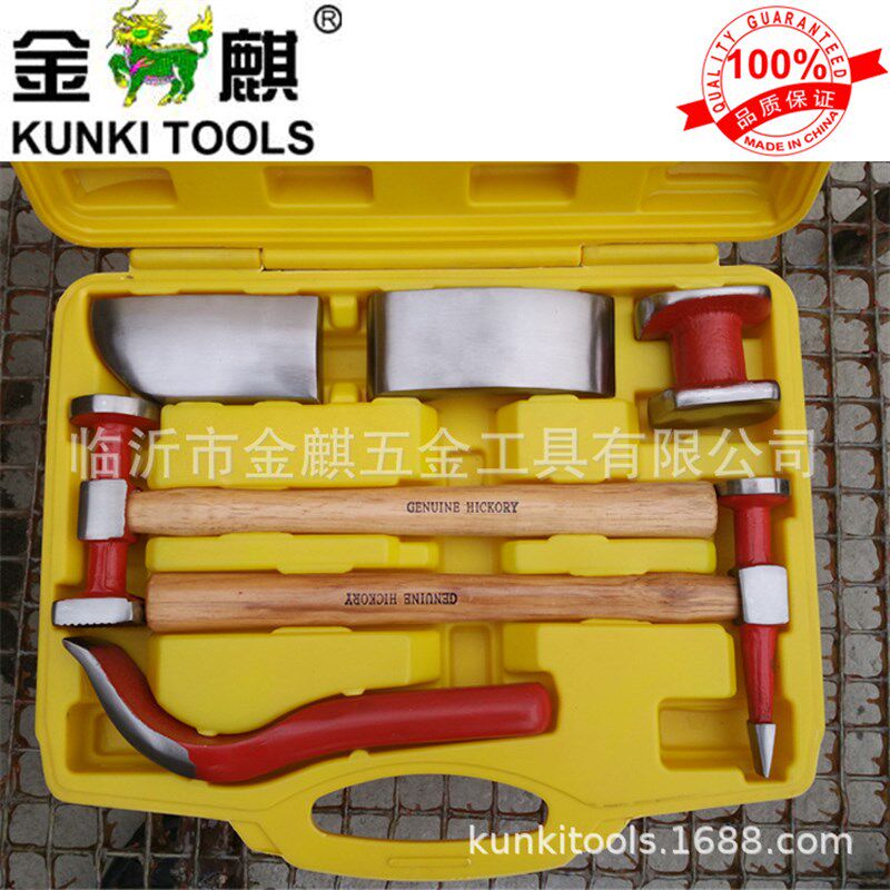 六件套锻打重型汽车修理钣金工具  K6PCS001
