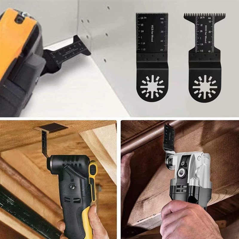 105片万用宝多功能机修边机锯片木工摆动配件 闭合孔接头