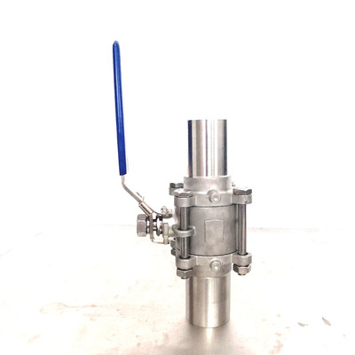 304三片式加长自动焊接球阀  3PC 1000 WOG WELDING  BALL VALVE