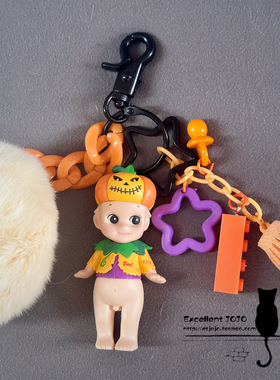 sonny angel正版娃娃DIY挂件钥匙扣限量动物隐藏款万圣节圣诞包挂