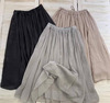 挚爱推荐~森女仙气苎麻双层中长款半身裙 文艺范 4色入 包邮|ms