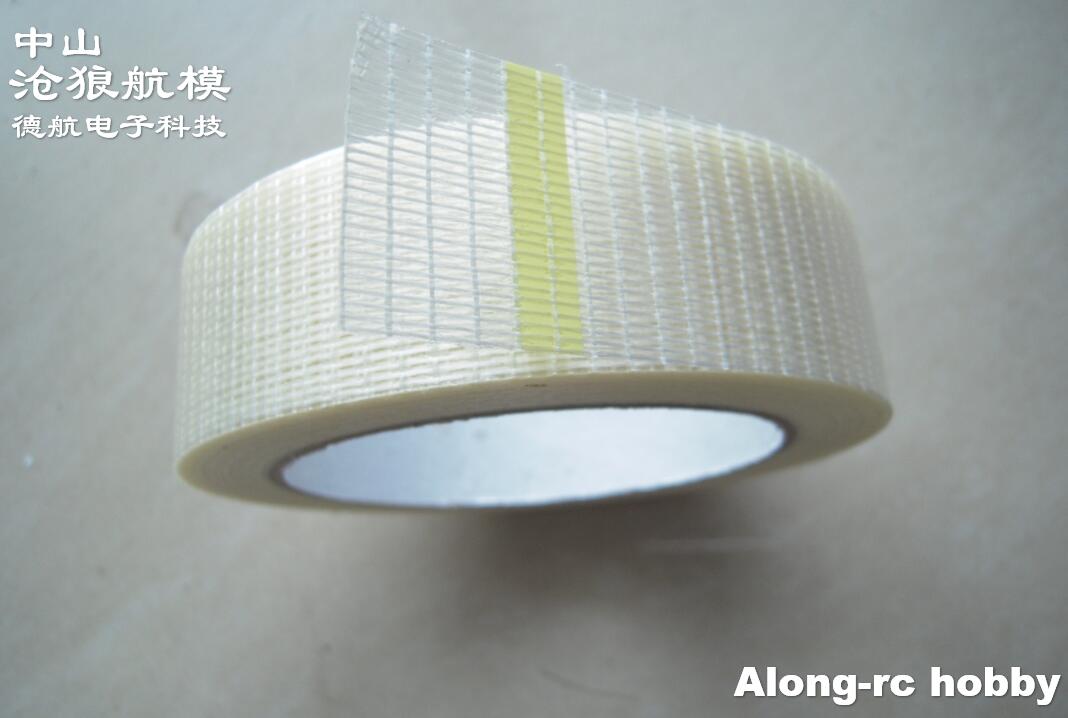 遥控飞机/模型/DIY航模/修补飞机配件/4cm*25米网格纤维胶带图片