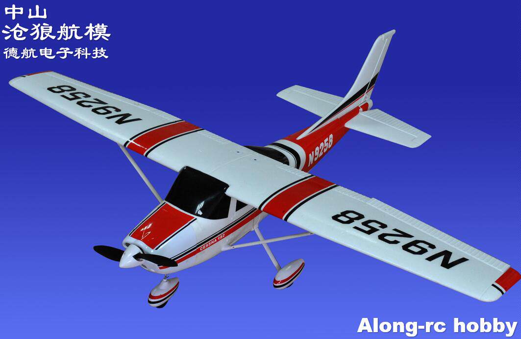 모형 항공기 - 초보자를 위한 보급형 원격 조종 항공기 - EPO 낙하 방지 재료 항공기 1.4M CESSNA 182 훈련 항공기