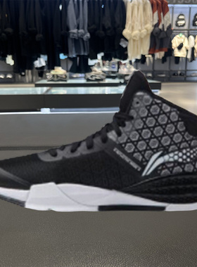 李宁正品新款男暴风2代外场耐磨防滑高帮篮球鞋ABFM005