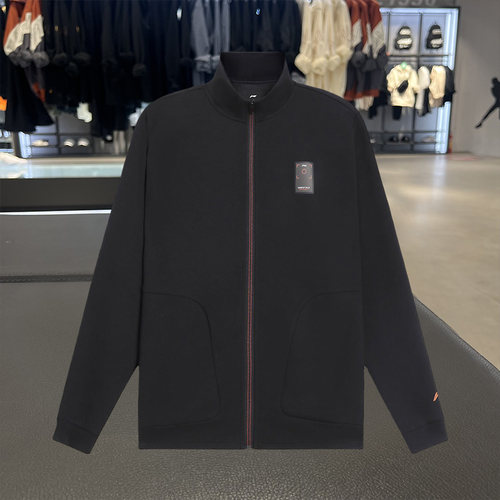 李宁新款正品男子休闲时尚立领运动户外训练运动服AWDS787